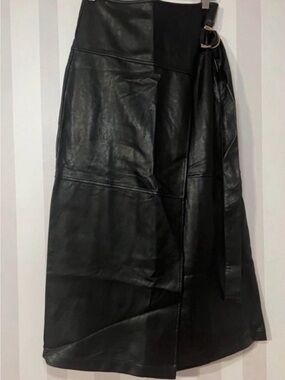 Karen Millen Black Leather US 2